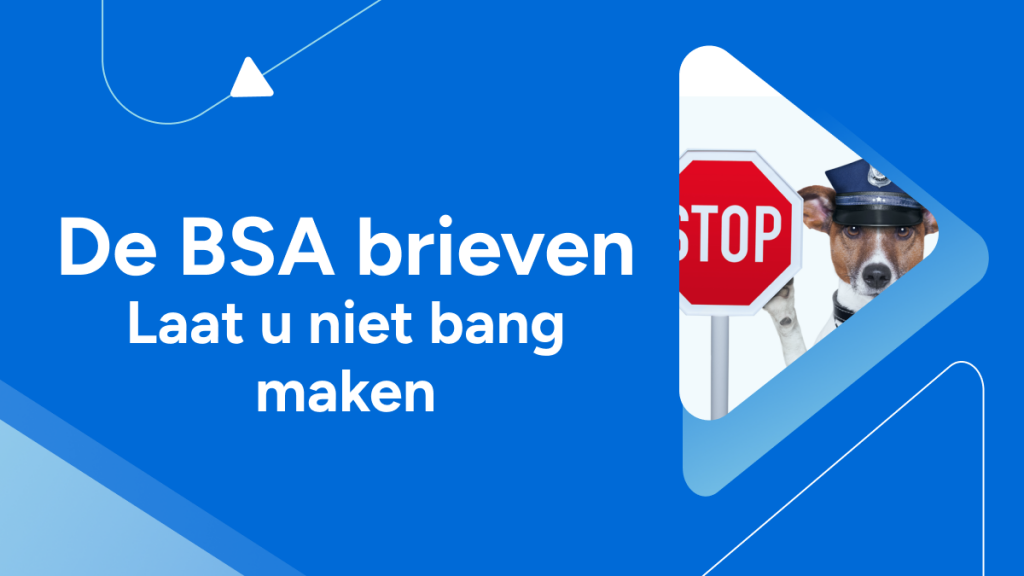 Ook gekregen? Zo’n officieel ogende brief van de BSA | The software Alliance. Het gaat over illegale software en dat u snel moet handelen. En nog veel meer.

Wat is dit?  Moet ik hier iets mee? Moet ik me zorgen maken? Komen ze bij mij binnen vallen?