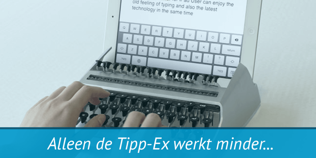 Nieuw: de iTypewriter